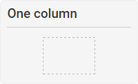 One column element