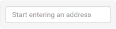 Online form builder - Elements tab (Address validation field)