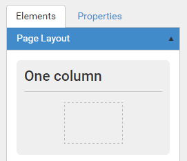 Online form editor (Elements tab)