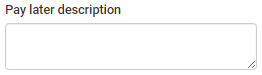 Pay later descriprion