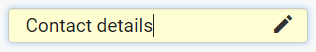 Public contact details form title