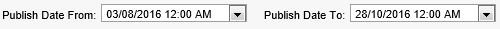 Publish Date From-To