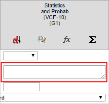 Reports Maintenance - Assessment (current) bar (Topic comment field highlighted)