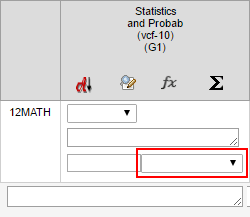 Reports Maintenance - Assessment bar (Classification field highlighted)