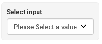 Select input element