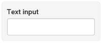 Text input element