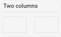 Two columns element