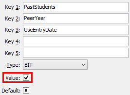 Configuration File Maintenance (UseEntryDate)