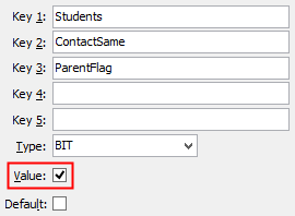 Configuration File Maintenance (ParentFlag)