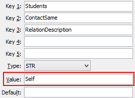 Configuration File Maintenance (RelationDescription)