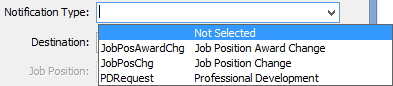 Job Position Maintenance - Notifications tab(notification type, cut down)