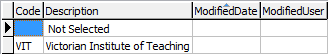 luStaffRegistrationType lookup table