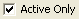 Active Only checkbox
