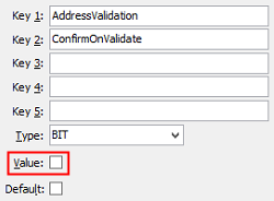 AddressValidationConfirmOnValidate configuration setting