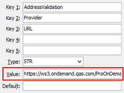 AddressValidationProviderURL configuration setting