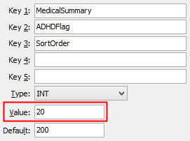 ADHDFlag configuration setting