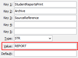 Archive - Source Reference configuration setting