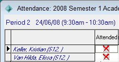 Attendance window