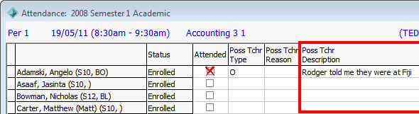 Attendance window (cut down)