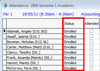 Attendance window (cut down)