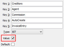 AutoCreateInvoiceEntry configuration setting