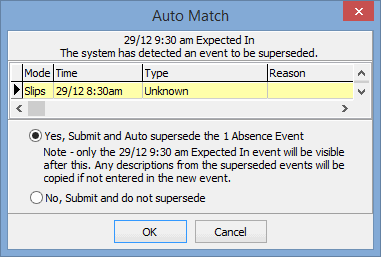 Auto match