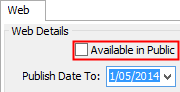 Available in Public field (Event Maintenance, cut-down)