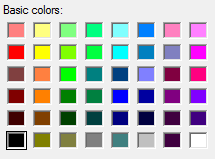 Basic colours