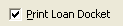 Booking Maintenance - Add Hoc Loan Print Loan Docket field