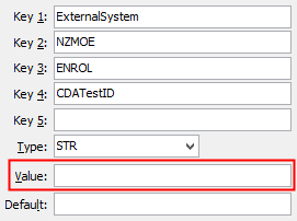 CDATestID configuration setting