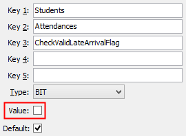 CheckValidLateArrivalFlag configuration setting