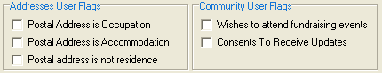 Communications Bulk Add/Delete window (Donor)