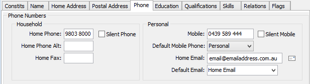 Community Maintenance - Phone tab (personal, cut down)