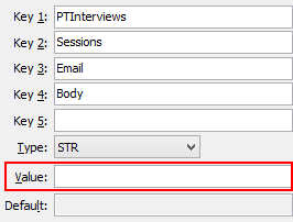 Configuration File Mainrtenance - EmailBody configuration setting