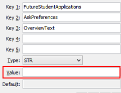 Configuration file maintenance (AskPreferences - OverviewText configuration setting)