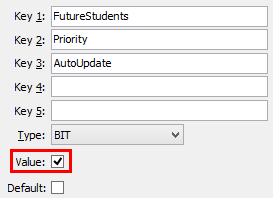 Configuration File Maintenance (AutoUpdate field)