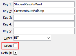 Configuration File Maintenance (CommentAutoFullStop)