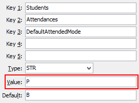Configuration File Maintenance (DefaultAttendedMode)