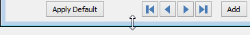 Configuration File Maintenance window (drag arrow)