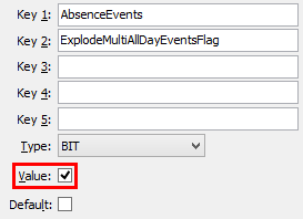 Configuration File Maintenance (ExplodeMultiAllDayEventsFlag)