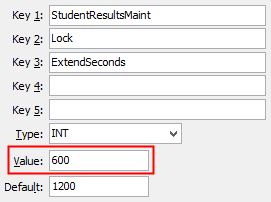 Configuration File Maintenance (ExtendSeconds)