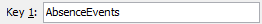 Configuration File Maintenance window (Key 1)