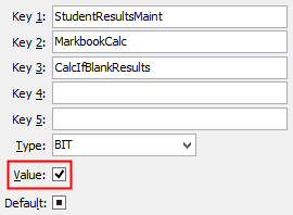 Configuration File Maintenance (MarkbookCalc:CalcIfBlankResults)