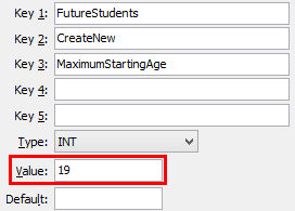 Configuration File Maintenance (MaximumStartingAge)