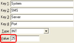Configuration File Maintenance (SMS:Server:Port)