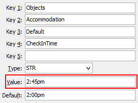 Configuration File Maintenance - CheckInTime configuration setting