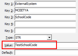 Configuration File Maintenance - MCEETYA,SchoolCode configuration setting