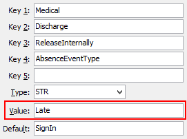 Configuration File Maintenance - ReleaseInternally,AbsenceEventType