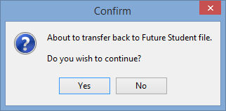 confirm - return from archive