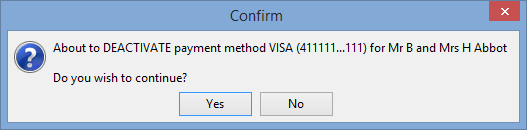 Confirm window (Deactivating online payment types)